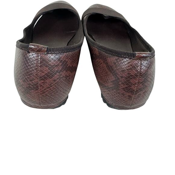 Patrizia By Spring Step Brown Snakeskin Print Lightweight Ballet Flats Size 9.5 - Picture 3 of 5